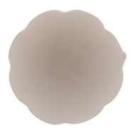 Bowl 16,5 Por 8,5cm Decorativo De Cerâmica Banana Leaf Branco